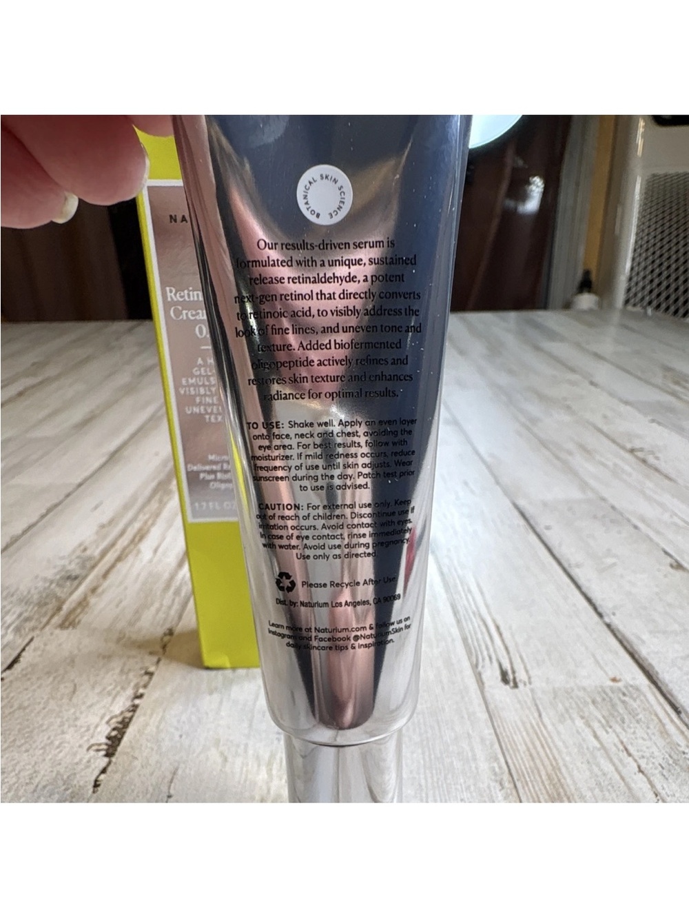 Naturium Retinaldehyde Cream Serum 0.05% — Yellow Packaging - Picture 6 of 11